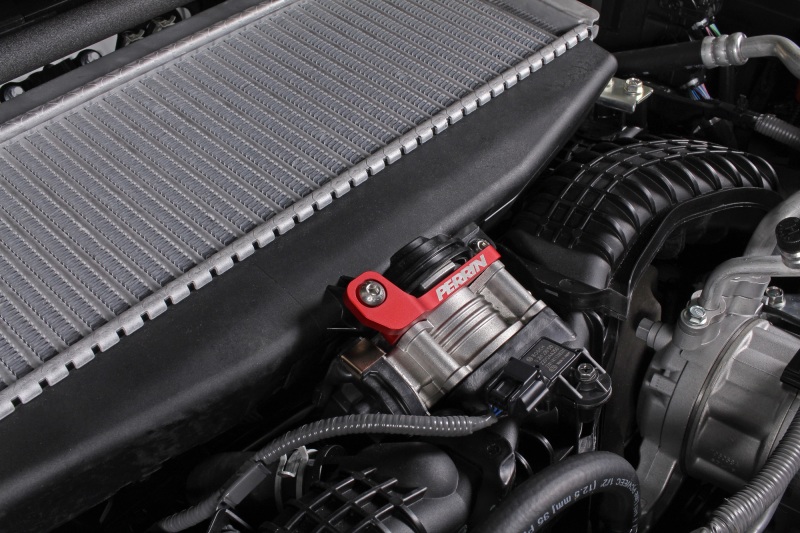 PERRIN 22-26 Subaru WRX / 19-25 Ascent / 20-25 Outback & Legacy Turbo TMIC Bracket - Red - Image 5