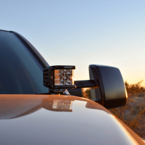 Alternative view of Rigid Industries for 14-20 Toyota Tundra A-Pillar Mount (Fits 360-Series, D-Series, D-SS)