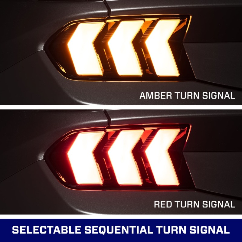 Form Lighting 2024+ Ford Mustang Sequential LED Tail Lights Clear (Pair) - Image 8