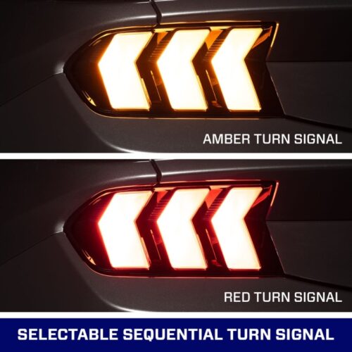 Form Lighting 2024+ Ford Mustang Sequential LED Tail Lights Smoked (Pair) - Image 8