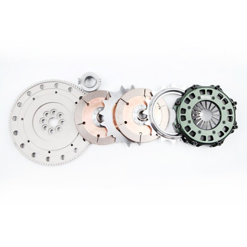 BLOX Racing Honda D-Series Twin Disc Clutch 7.25in Sprung by Edel for BLOX Racing - Image 3