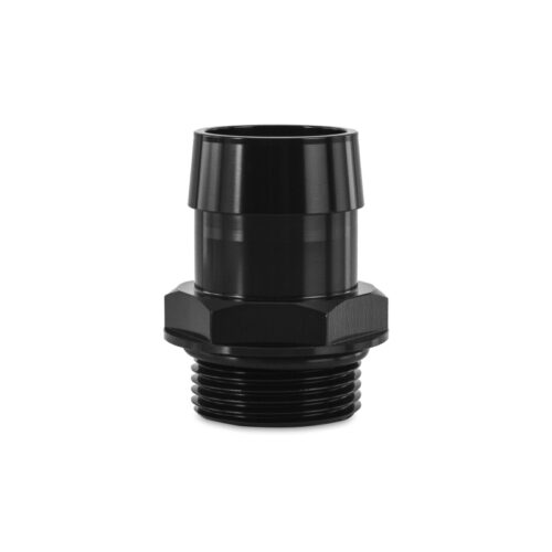 Mishimoto 16ORB to 1 1/4in. Hose Barb Aluminum Fitting - Black