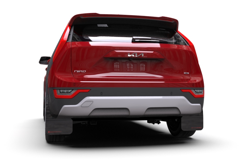 Rally Armor 23-25 Kia Niro SG2 Black UR Mud Flap Red Logo - Image 2