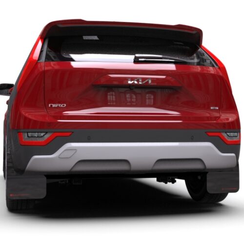 Rally Armor 23-25 Kia Niro SG2 Black UR Mud Flap White Logo - Image 6
