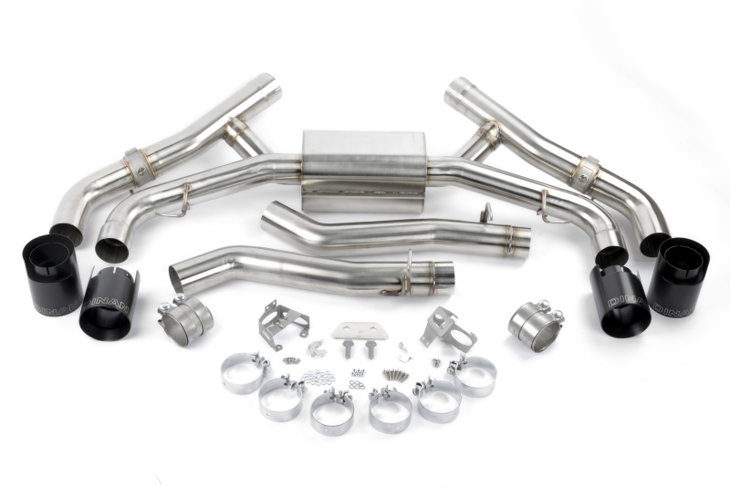 Dinan for 20-26 BMW X5 M/X6 M (F95/F96) Valved Axleback Exhaust System - Black Tips