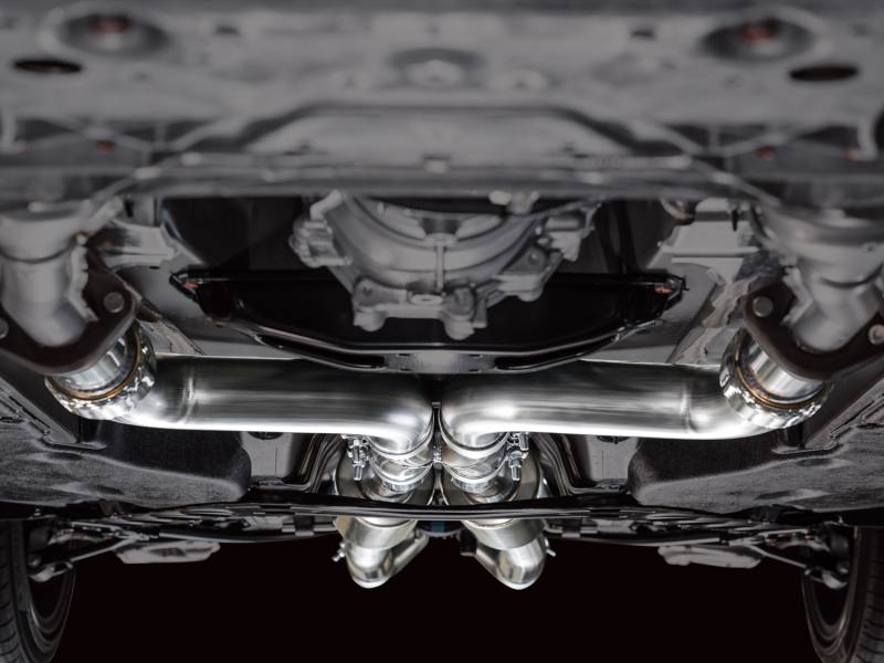 AWE Tuning Track Edition Cat-Back Exhaust System w/ Chrome Silver Tips for 2023 Nissan Z RZ34 RWD - Image 4
