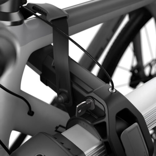 Thule OutWay Hanging-Style Trunk Bike Rack (Up to 2 Bikes) - Silver/Black - Image 9
