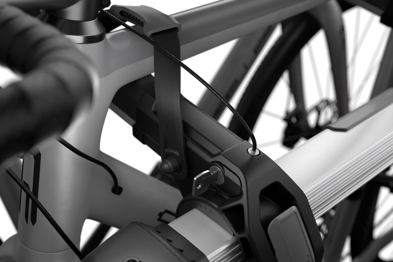 Thule OutWay Hanging-Style Trunk Bike Rack (Up to 2 Bikes) - Silver/Black - Image 9