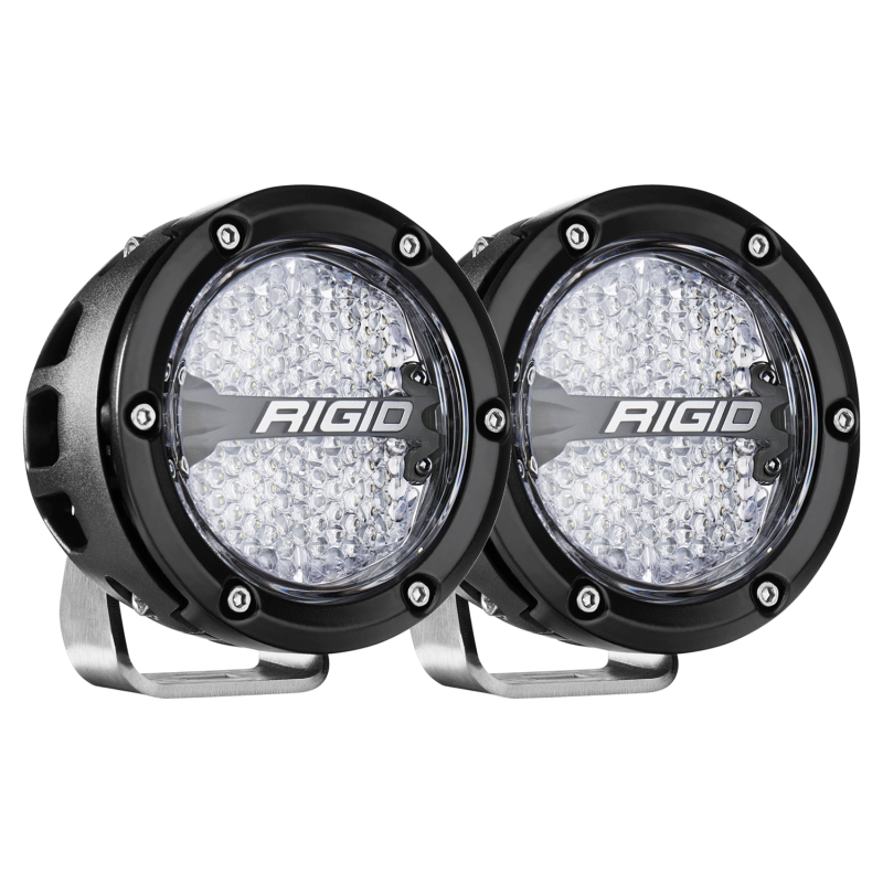 Rigid Industries 360-Series 4in LED Off-Road Diffused Beam - RGBW Backlight (Pair) - Image 3