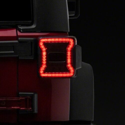 Raxiom for 2007-2018 Jeep Wrangler JK LED Tail Lights- Red Housing- Smoked Lens - Image 10