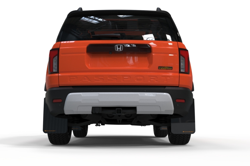 Rally Armor 2026 Honda Passport Black UR Mudflap - Metallic Black Logo - Image 5