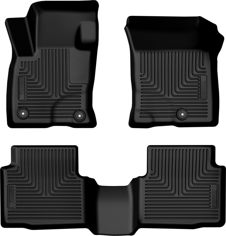 Husky Liners 24-25 Ford Escape Weatherbeater Front & 2nd Seat Floorliner (3pc Set) - Blk - Image 2