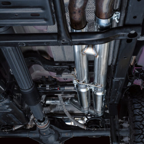 AWE Tuning Switchpath Cat-Back Exhaust- Quad BashGuards for 21+ Wrangler 392 - Image 3