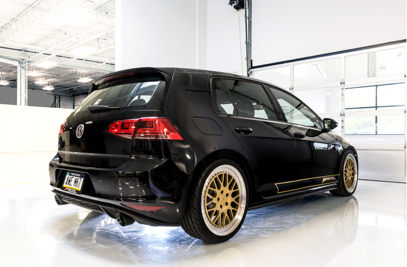 AWE Tuning Track Edition Exhaust - Diamond Black Tips for VW MK7 GTI - Image 2