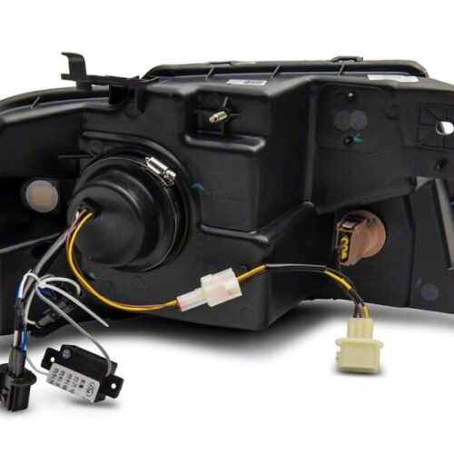 Raxiom for 2004-2008 Ford F-150 Axial Series LED Proj Headlights/Seq LED Bar- Black- Clear Lens - Image 5