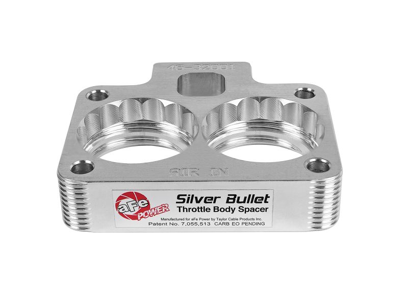aFe Power Silver Bullet Throttle Body Spacers TBS Dodge Trucks 94-01 V8-5.2/5.9L - Image 5