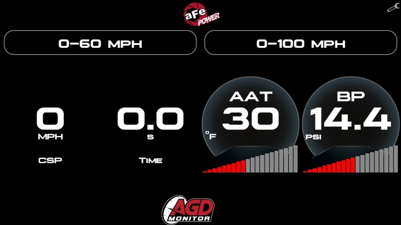 aFe Power AGD Advanced Gauge Display Digital 5.5in Monitor 08-18 Dodge/RAM/Ford/GM Diesel Trucks - Image 4