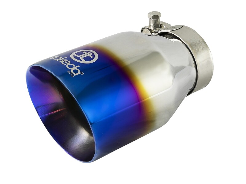 aFe Power Takeda 13-17 Hyundai Veloster L4-1.6L 2-1/2in 304 SS Axle-Back Exhaust w/ Blue Flame Tips - Image 4