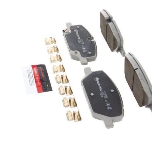 Brembo OE 20-24 Cadillac CT5/XT4/22-24 Chevy Camaro/2021 GMC Terrain Ceramic Brake Pad - Front - Image 8