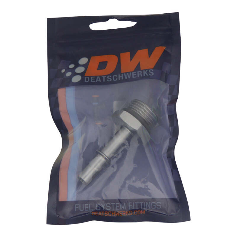 DeatschWerks 10AN ORB Male to 3/8in Male EFI Quick Connect Adapter - Anodized DW Titanium - Image 2