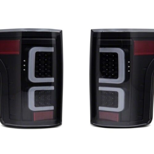 Raxiom for 2015-2017 Ford F-150 G3 LED Tail Lights- Black Housing (Clear Lens) - Image 7