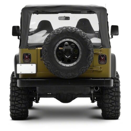 Raxiom for 1976-2006 Jeep CJ7 Wrangler YJ & TJ Gladiator LED Tail Lights- Black Housing (Smoked Lens) - Image 8