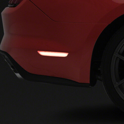 Raxiom for 2015-2023 Ford Mustang Axial Series LED Side Marker Lights Rear- Clear