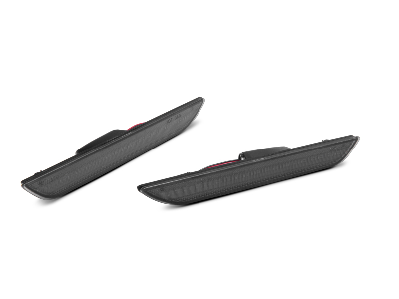 Raxiom for 2015-2022 Ford Mustang Axial Series LED Side Marker Lights Rear (Smoked) - Image 4