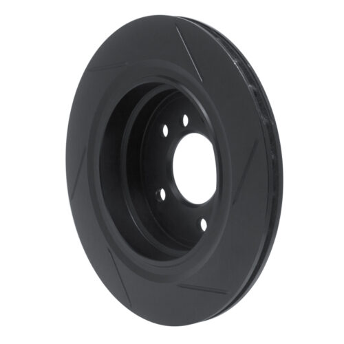 R1 Concepts for 95-99 BMW M3 E36 Rear Right Slotted Black Brake Rotor - Image 5