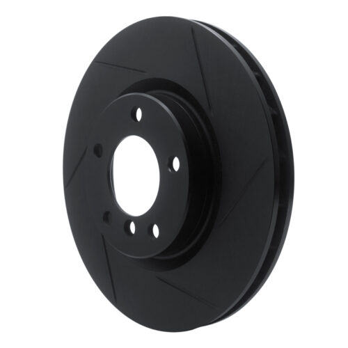 R1 Concepts for 95-99 BMW M3 E36 Left Front Slotted Black Brake Rotor - Image 3