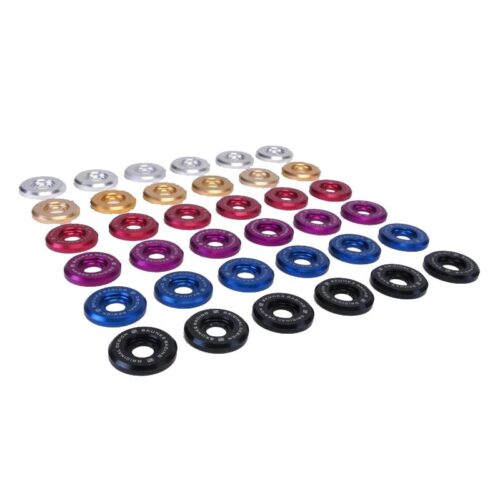 Skunk2 Small Fender Black Anodized Washer Kit (6 Pcs.) - Image 6