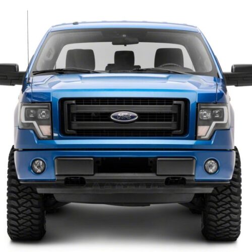 Raxiom for 2009-2014 Ford F-150 Axial G4 Light Bar Switchback Projector Headlights- Blk Housing (Clear Lens) - Image 8