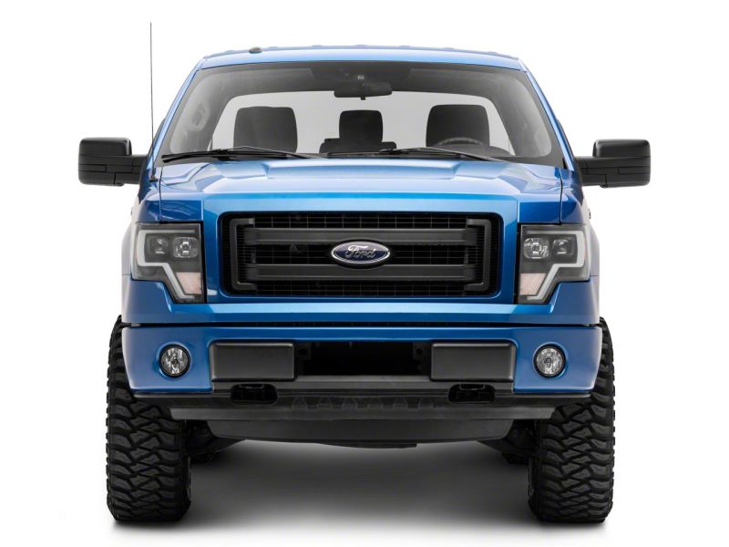 Raxiom for 2009-2014 Ford F-150 Axial G4 Light Bar Switchback Projector Headlights- Blk Housing (Clear Lens) - Image 8