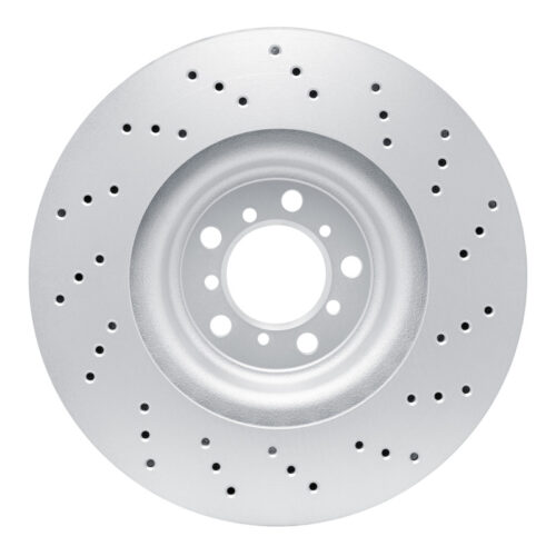 DFC 15-20 BMW M2 Left Front Drilled GeoSPEC Coated Rotor - Image 5