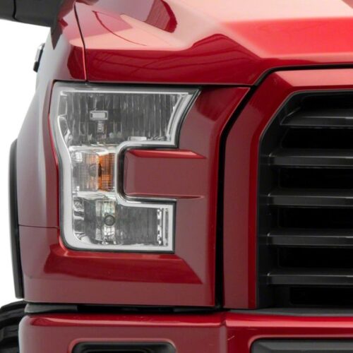 Raxiom for 2015-2017 Ford F-150 Axial OEM Style Rep Headlights- Chrome Housing (Clear Lens) - Image 8