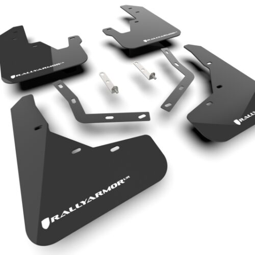 Rally Armor 23-26 Honda CR-V Black Mud Flap - White Logo