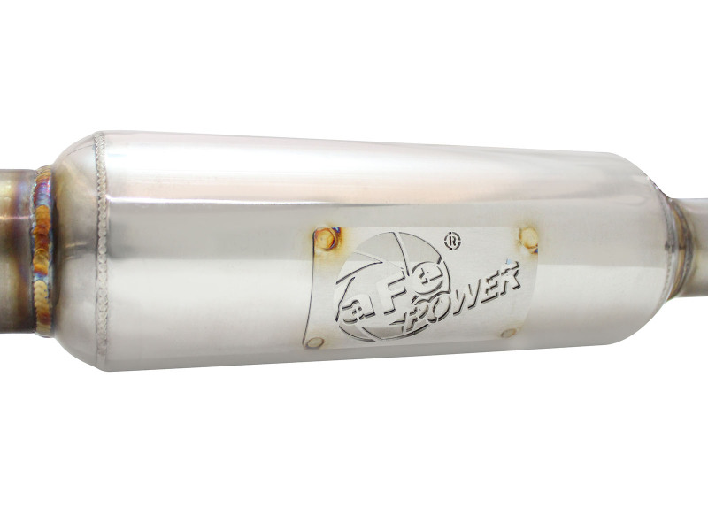 aFe Power 11-16 Scion TC L4-2.5L 304SS 2-1/4in to 2-1/2in Axle-Back Takeda Exhaust w/ Polished Tip - Image 5