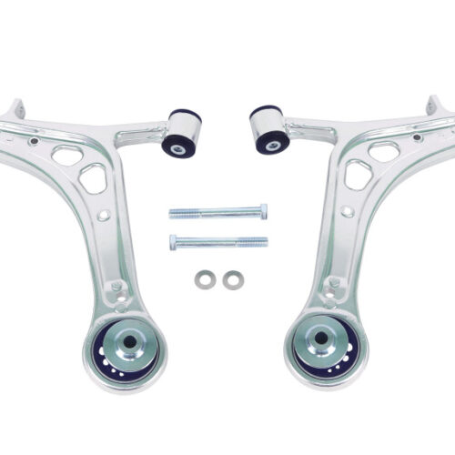 SuperPro 2008 Subaru Impreza WRX STI Front Lower Alloy Control Arm Kit (+Caster) - Image 3