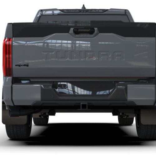 Alternative view of Rally Armor 22-26 Toyota Tundra Black UR Mud Flap w/Metallic Black Logo