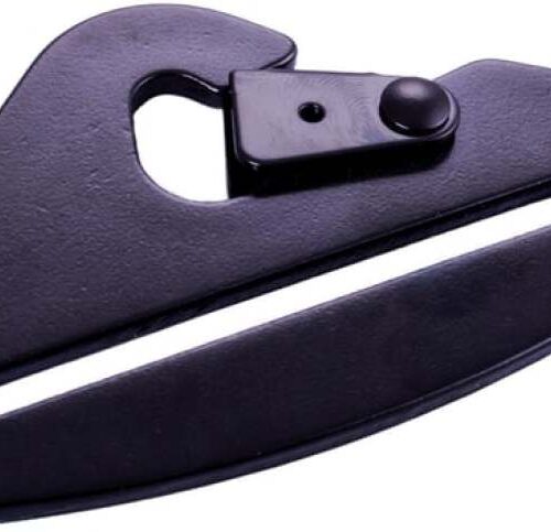 RaceQuip Snap Hook End Seat Belt Mounting Hardware / Fits 3 In. Belts / Forged Steel - Black