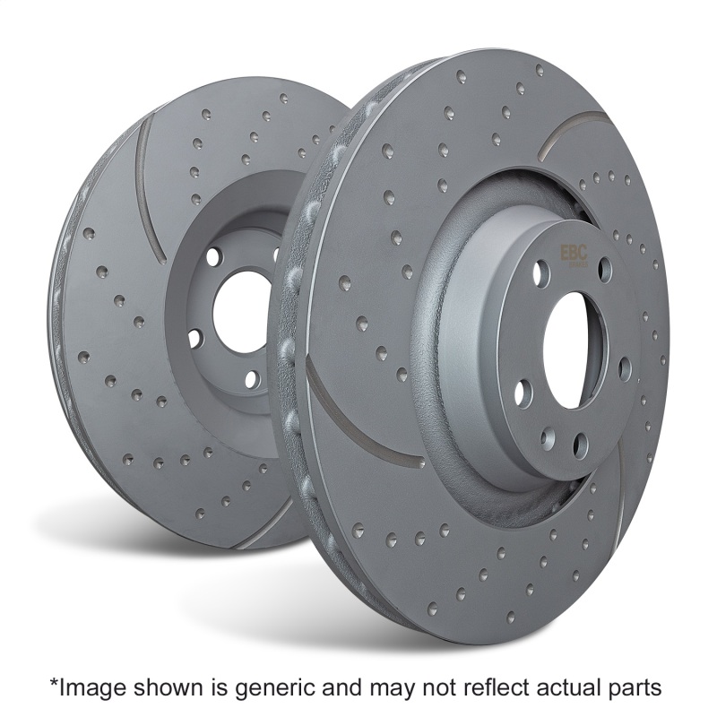 EBC 2023+ Ford Ranger 2WD/4WD 2.7TT GD Sport Front Rotors - Image 2