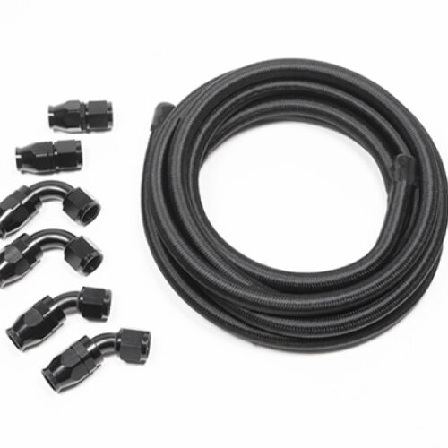 Radium Engineering 10AN Universal PTFE Hose Kit - Black