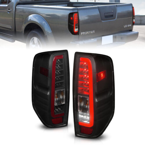 ANZO 2005-2021 Nissan Frontier LED Taillights Black Housing/Smoke Lens - Image 7