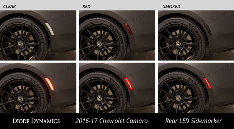Diode Dynamics 16-21 Chevrolet Camaro LED Sidemarkers Smoked (set) - Image 5