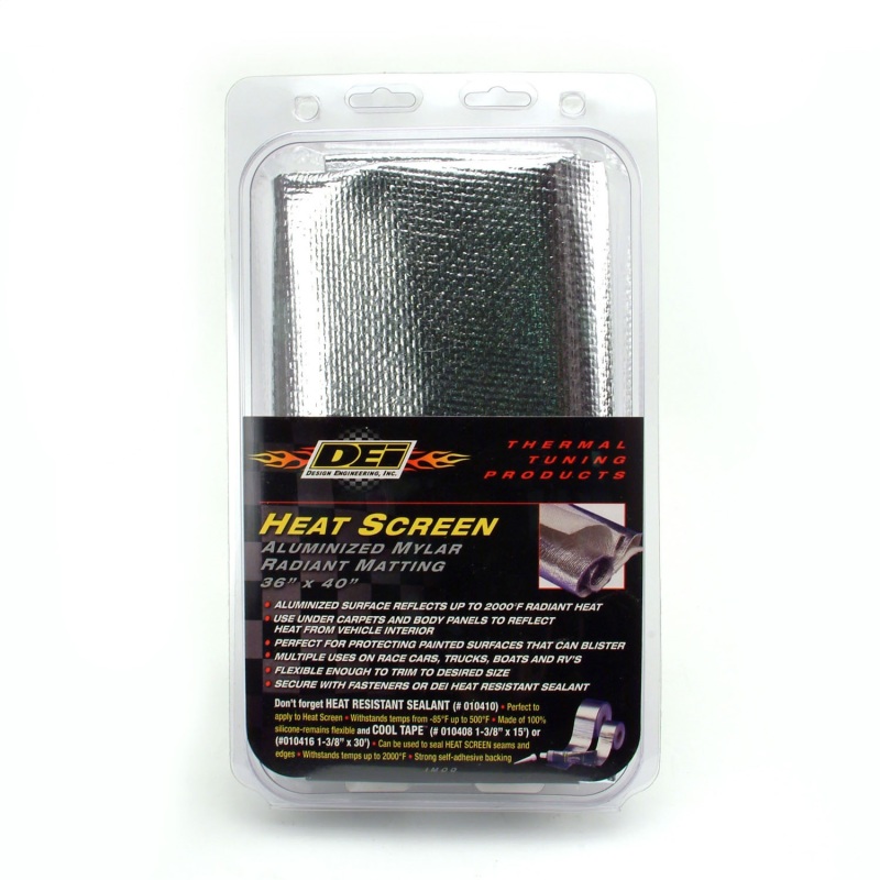 DEI Heat Screen 36in x 40in - Mylar Radiant Glass Fiber Matting - Image 3