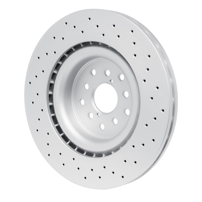 DFC 18-21 Subaru WRX STI Front Drilled Hi-Carbon Alloy Geomet Coated Rotor - Image 4