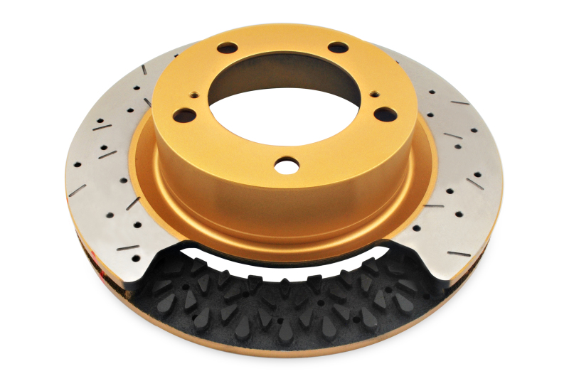 DBA 14-18 Volkswagen GTI (w/Perf Pkg 310mm Rotor Excl EPB) Rear Drill & Slot Street Series Rotor - Image 4