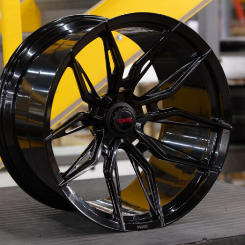 Alternative view of Vossen x Novitec NF11 21x9in - 5x114.3 BP - ET35 - Gloss Black Ferrari 488 / F8 Front Wheel