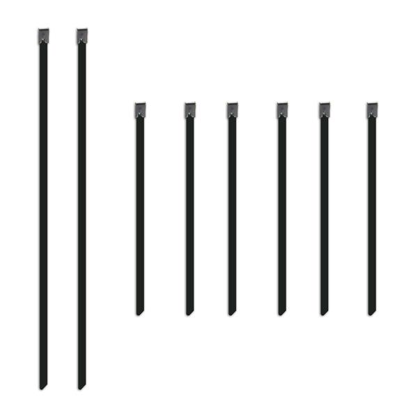 Mishimoto Set of Six 6in & Two 14in Stainless Steel Locking Ties - Image 3