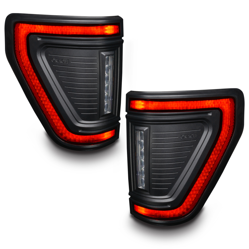 Oracle Lighting 21-24 Ford F-150 (Black Series) Flush Style LED Tail Lights - Image 2